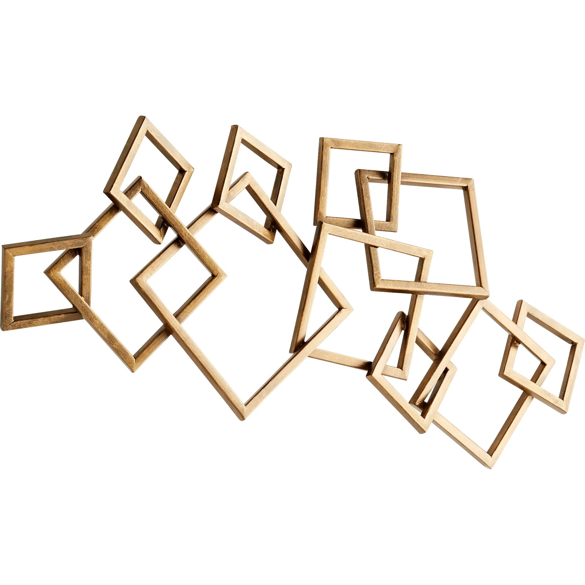 Bold Symphony Wall Decor by Cyan Design in antique brass. Made from iron in a modern style.