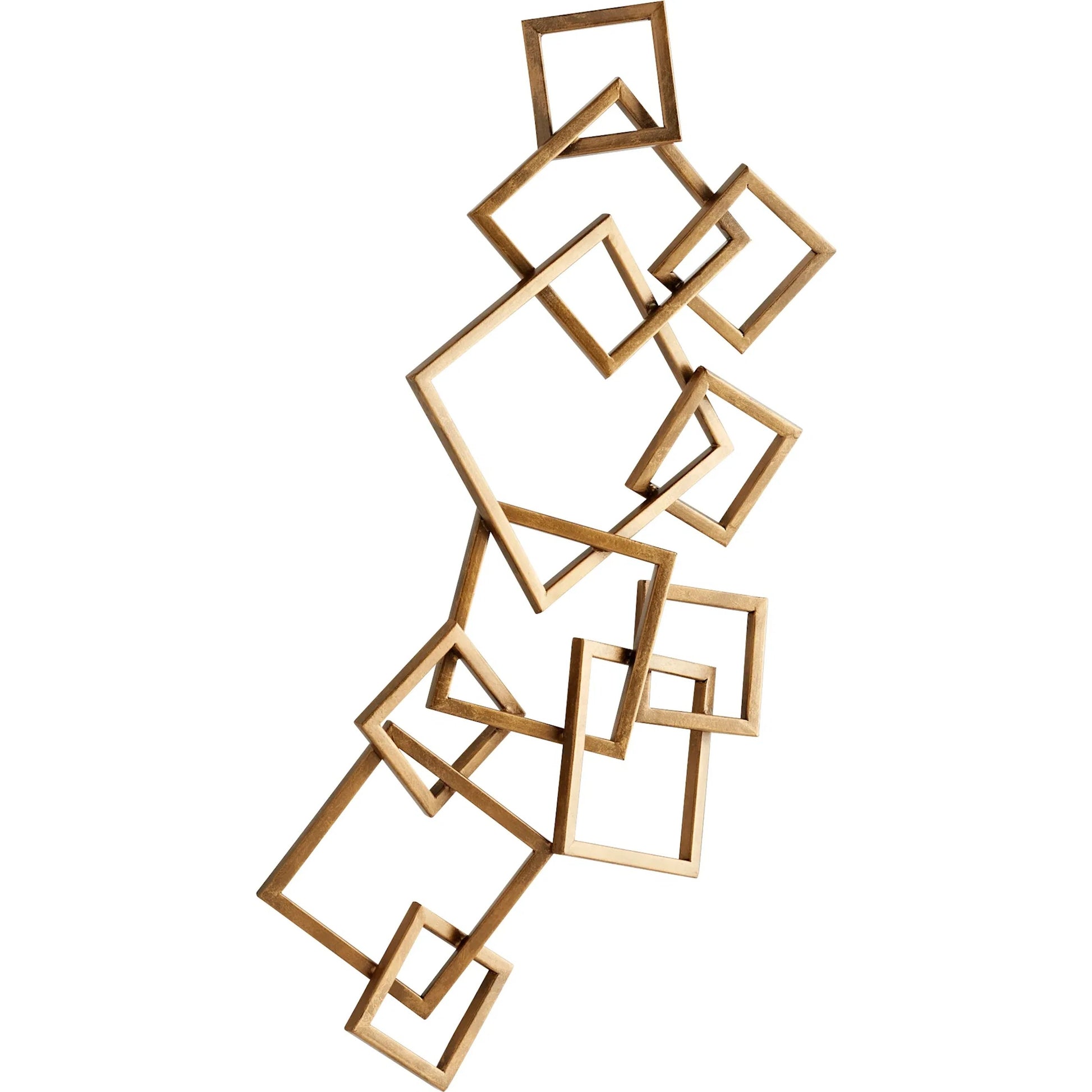Bold Symphony Wall Decor by Cyan Design in antique brass. Made from iron in a modern style.