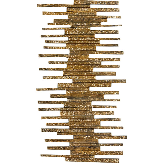 Ledger Wall Decor by Cyan Design in antique brass. Made from aluminum in a modern style.