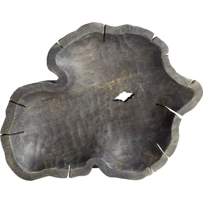 Bovina Tray by Cyan Design in black. Made from wood in a modern style.
