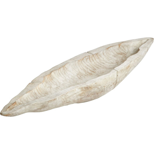 Navarro Tray by Cyan Design in whitewashed. Made from wood in a modern style.