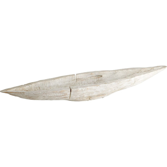 Navarro Tray by Cyan Design in whitewashed. Made from wood in a modern style.
