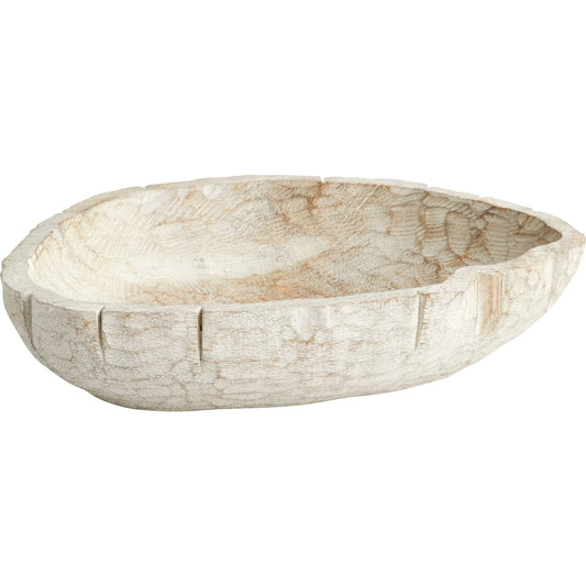 Celina Tray by Cyan Design in whitewashed. Made from wood in a modern style.