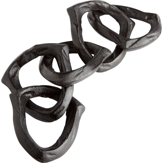 Valerian Sculpture by Cyan Design in black. Made from iron in a modern style.