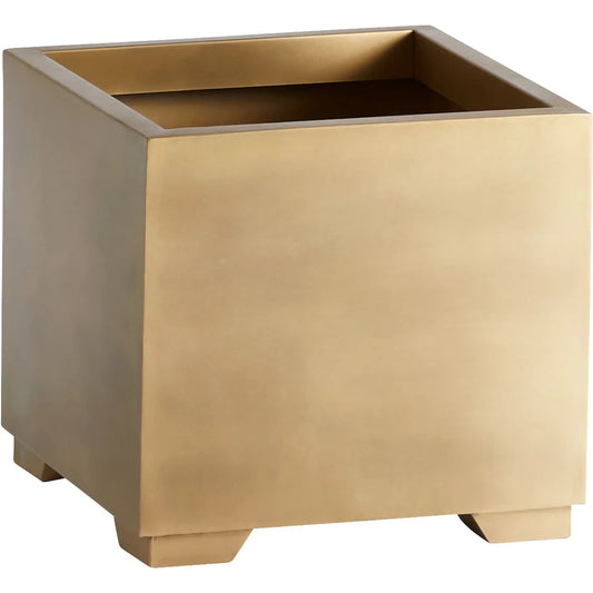 Aster Planter by Cyan Design in gold. Made from iron in a modern style.