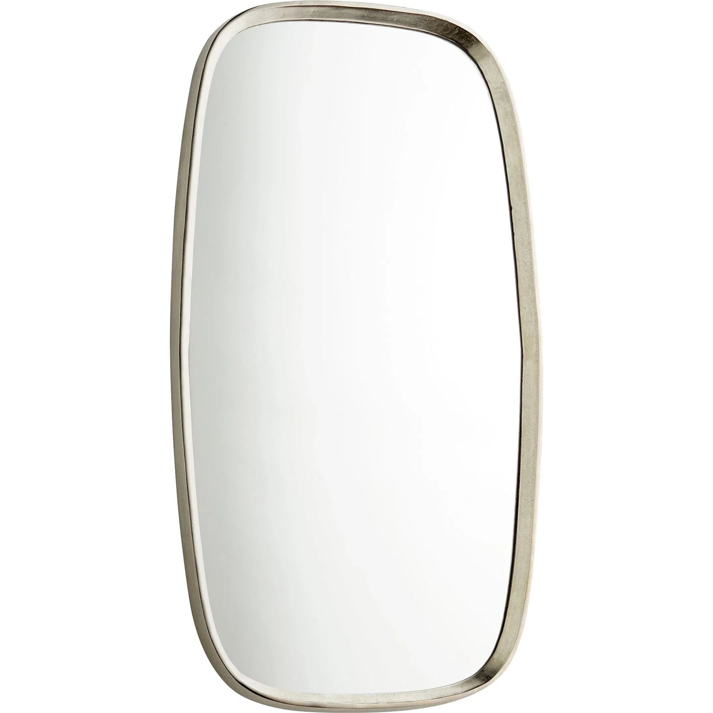 005 SI-1987440 | Primary Silo | Vela Mirror by Cyan Design in silver. Made from aluminum, glass in a modern style.