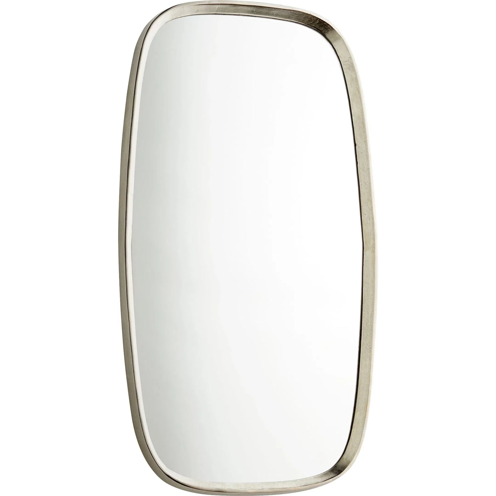 Vela Mirror by Cyan Design in silver. Made from aluminum, glass in a modern style.