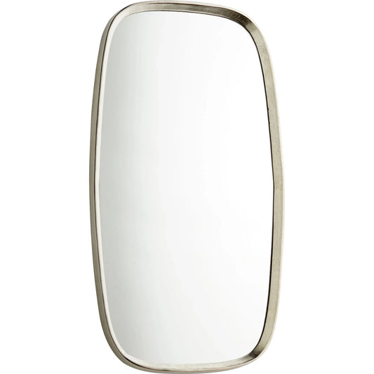 Vela Mirror by Cyan Design in silver. Made from aluminum, glass in a modern style.