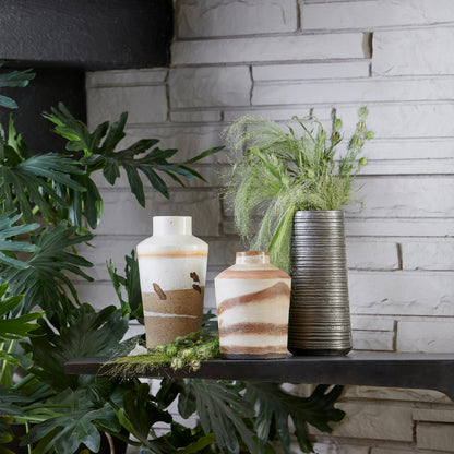 Jasper Vase by Cyan Design in zinc. Made from aluminum in a modern style.