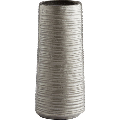 Jasper Vase by Cyan Design in zinc. Made from aluminum in a modern style.