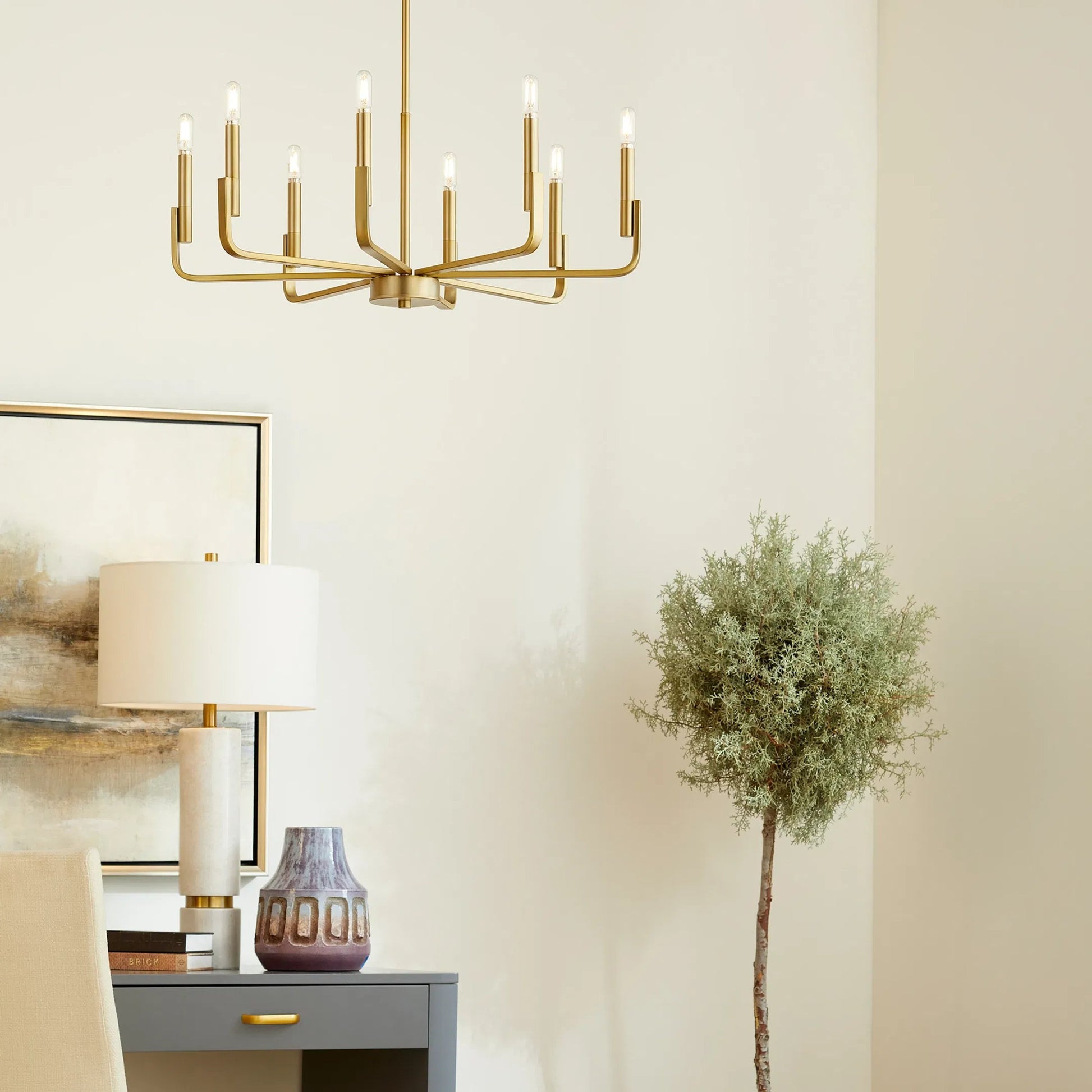 Bako Vase by Cyan Design in blue. Made from ceramic in a modern style.