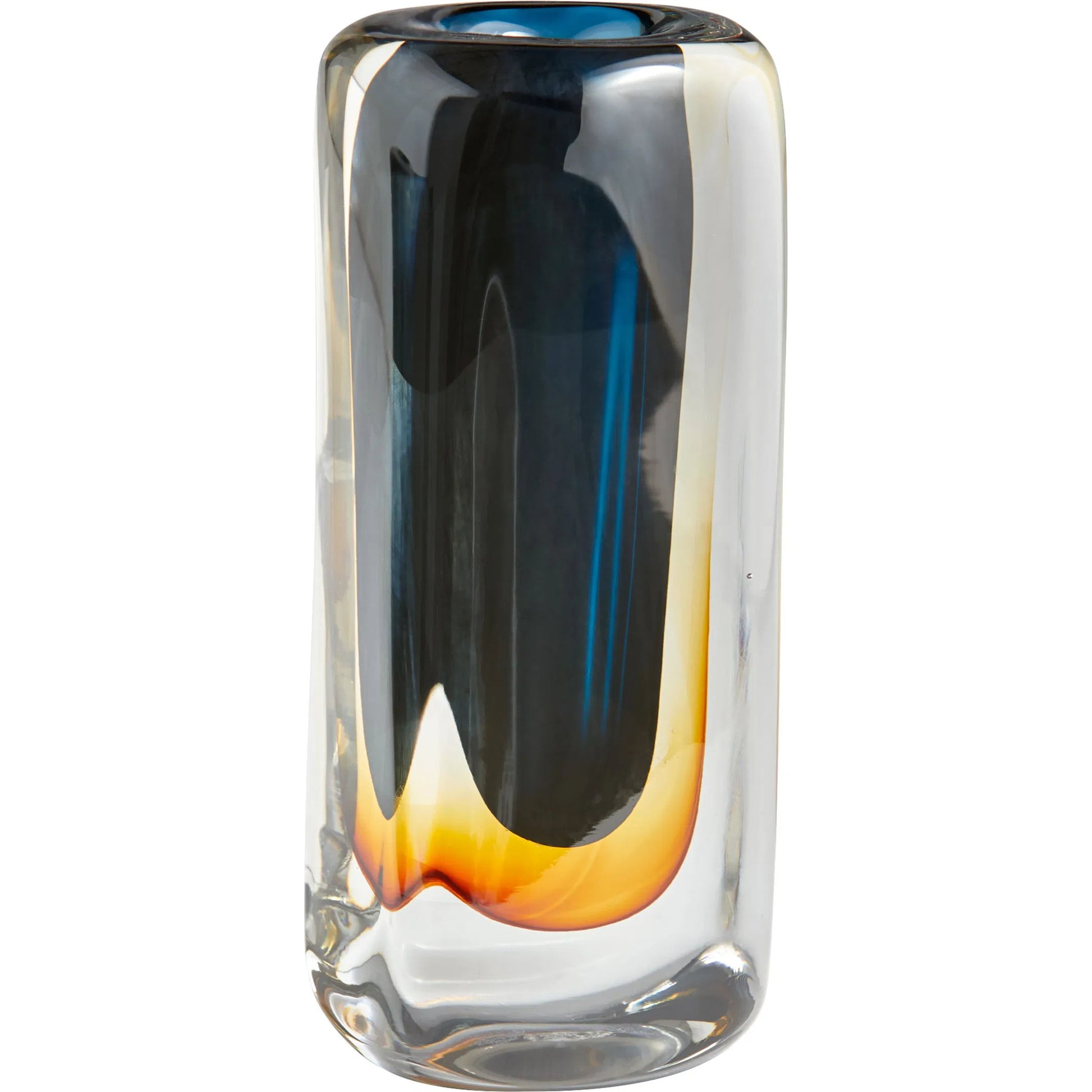 Celosia Vase by Cyan Design in multi colored. Made from glass in a modern style.
