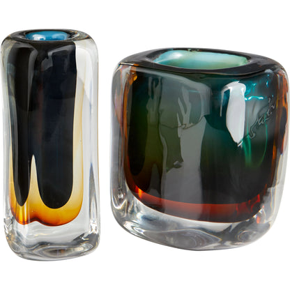 Celosia Vase by Cyan Design in multi colored. Made from glass in a modern style.