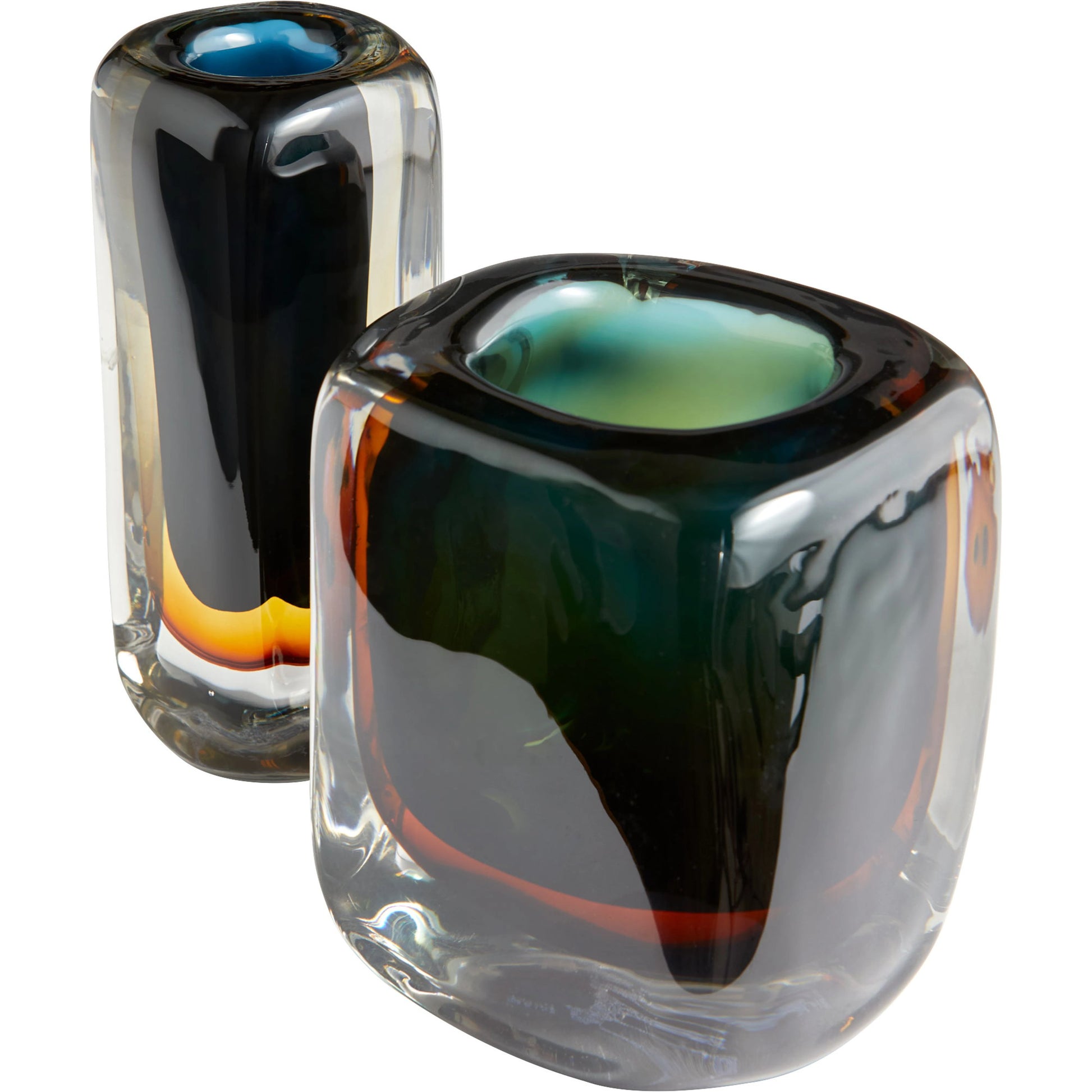 Celosia Vase by Cyan Design in multi colored. Made from glass in a modern style.