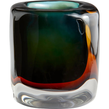Celosia Vase by Cyan Design in multi colored. Made from glass in a modern style.