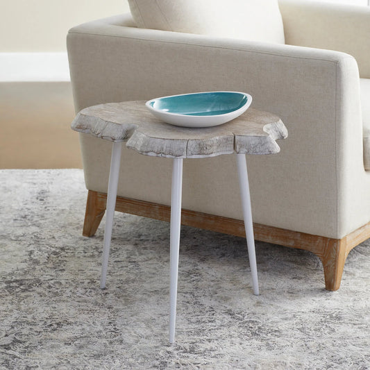 Chicory Chair by Cyan Design in white - cream. Made from linen in a modern style.