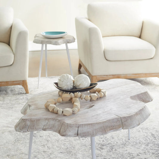 Chicory Chair by Cyan Design in white - cream. Made from linen in a modern style.