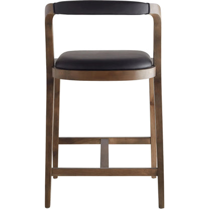 Caralia Bar Stool by Cyan Design in black. Made from wood in a modern style.