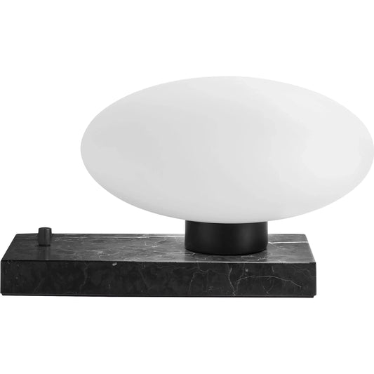 Lantana Lamp by Cyan Design in black. Made from glass, marble in a modern style.