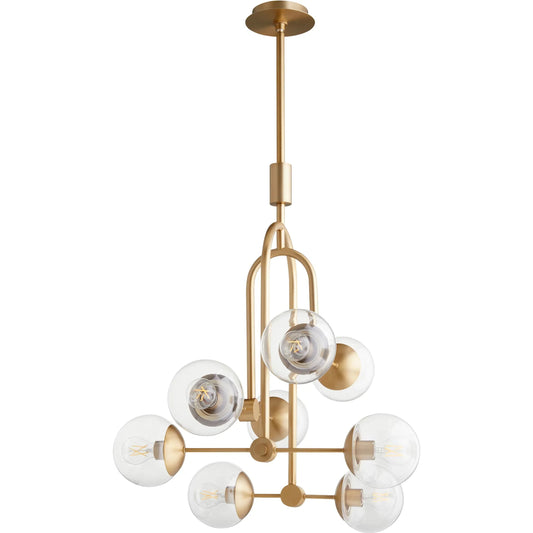 Drea Pendant by Cyan Design in aged brass. Made from iron, glass in a modern style.