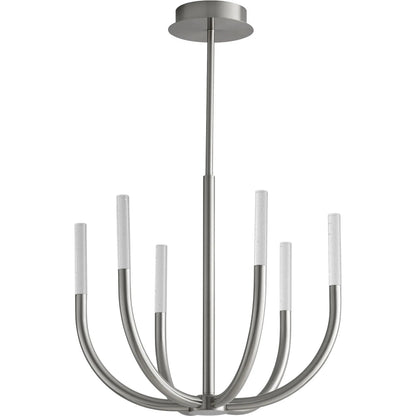 Presto 6-Light Chandelier by Cyan Design in satin nickel. Made from unique in a modern style.