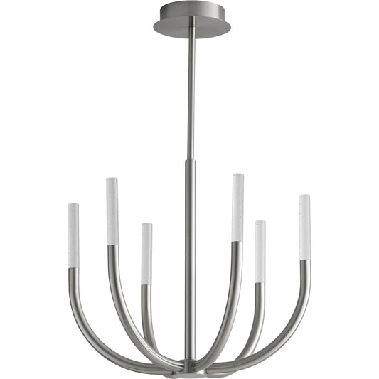 Presto 6-Light Chandelier by Cyan Design in satin nickel. Made from unique in a modern style.