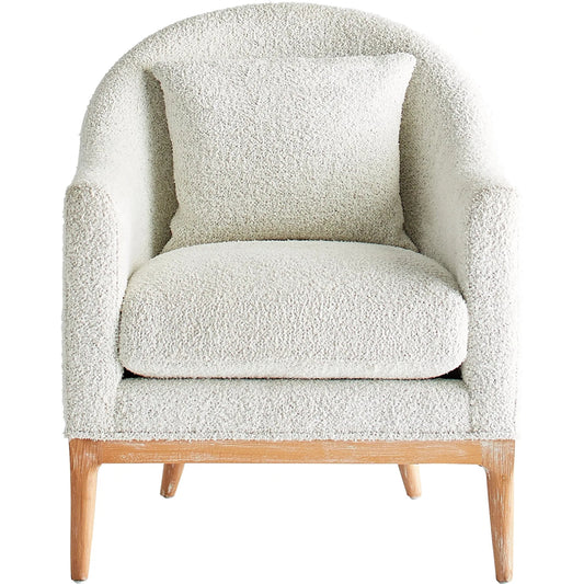 Kendra Chair by Cyan Design in off-white. Made from wood in a transitional style.