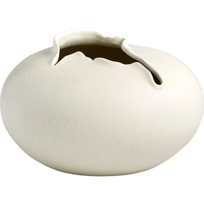 Tambora Vase by Cyan Design in black metal. Made from ceramic in a modern style.