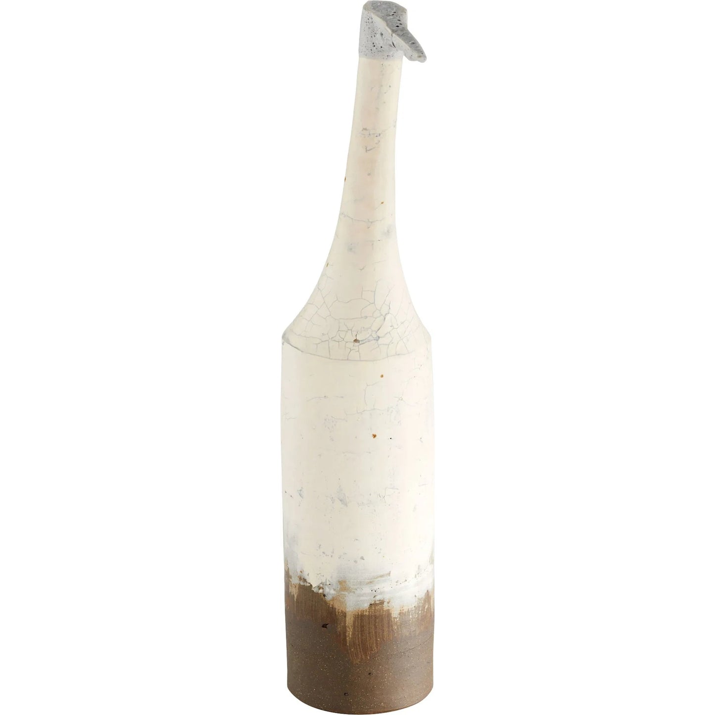 002 SI-1987045 | Primary Silo | Egret Sculpture by Cyan Design in off-white. Made from ecomix in a modern style.