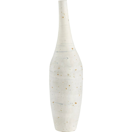 Gannet Vase by Cyan Design in off-white. Made from ecomix in a transitional style.