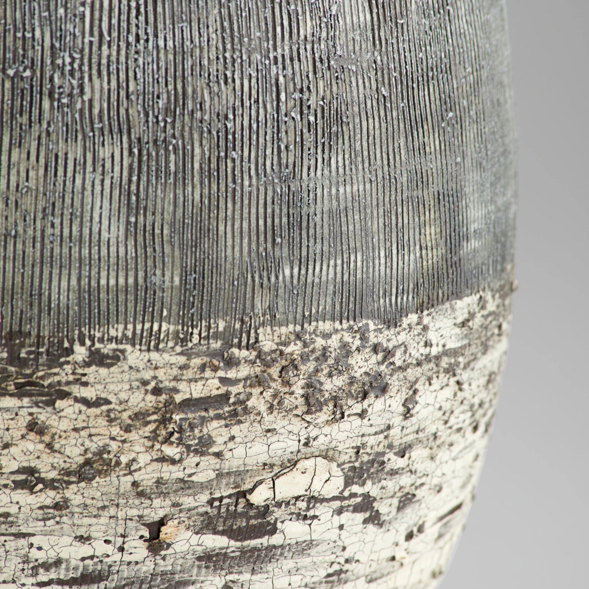 Calypso Vase by Cyan Design in off white, brown. Made from ecomix in a eclectic & global style.