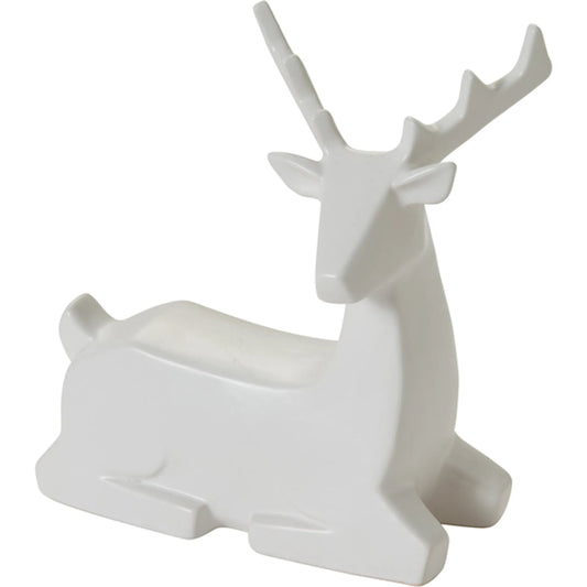 Minimal Deer Figurine by Accent Decor. Made from ceramic in a unique style.