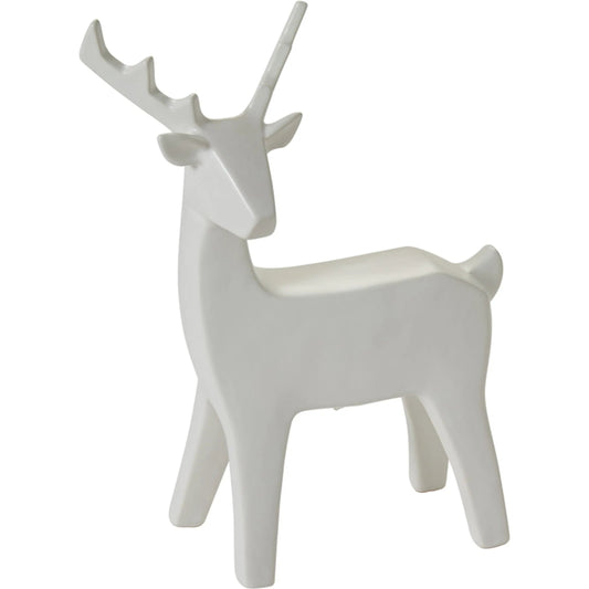 Minimal Deer Figurine by Accent Decor. Made from ceramic in a unique style.
