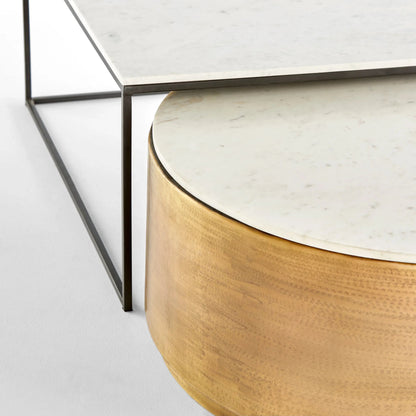 Nessman Coffee Table by Cyan Design in bronze. Made from unique in a modern style.