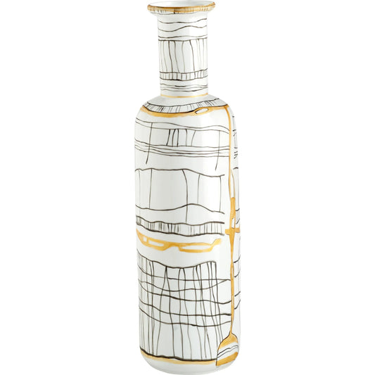 Lindus Vase by Cyan Design. Made from ceramic in a eclectic & global style.