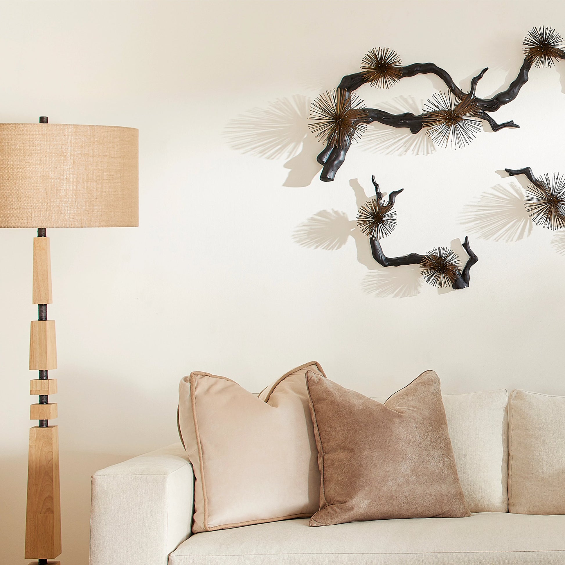 Ichiyo Wall Decor by Cyan Design in black, gold accents. Made from aluminum, iron in a modern style.