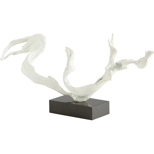 Lorelei Sculpture by Cyan Design in white. Made from iron, granite in a modern style.