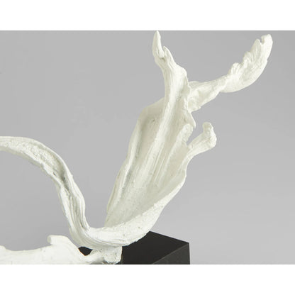 Lorelei Sculpture by Cyan Design in white. Made from iron, granite in a modern style.