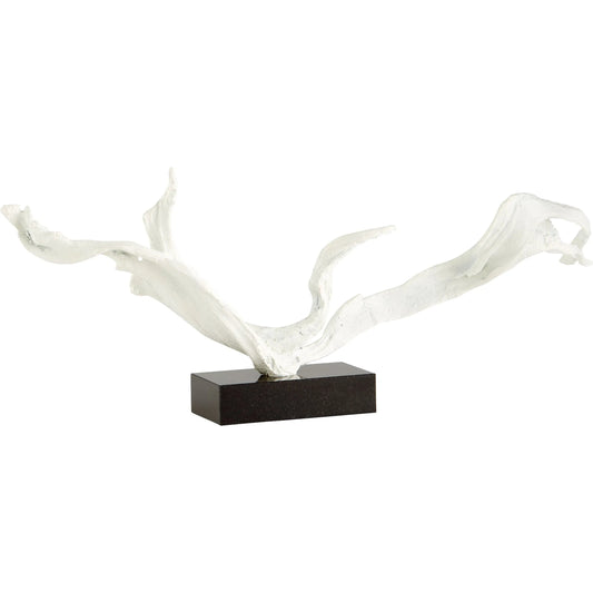 Lorelei Sculpture by Cyan Design in white. Made from iron, granite in a modern style.