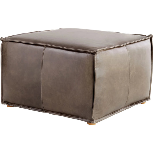 Lusso Square Ottoman by Cyan Design in grey. Made from unique in a unique style.