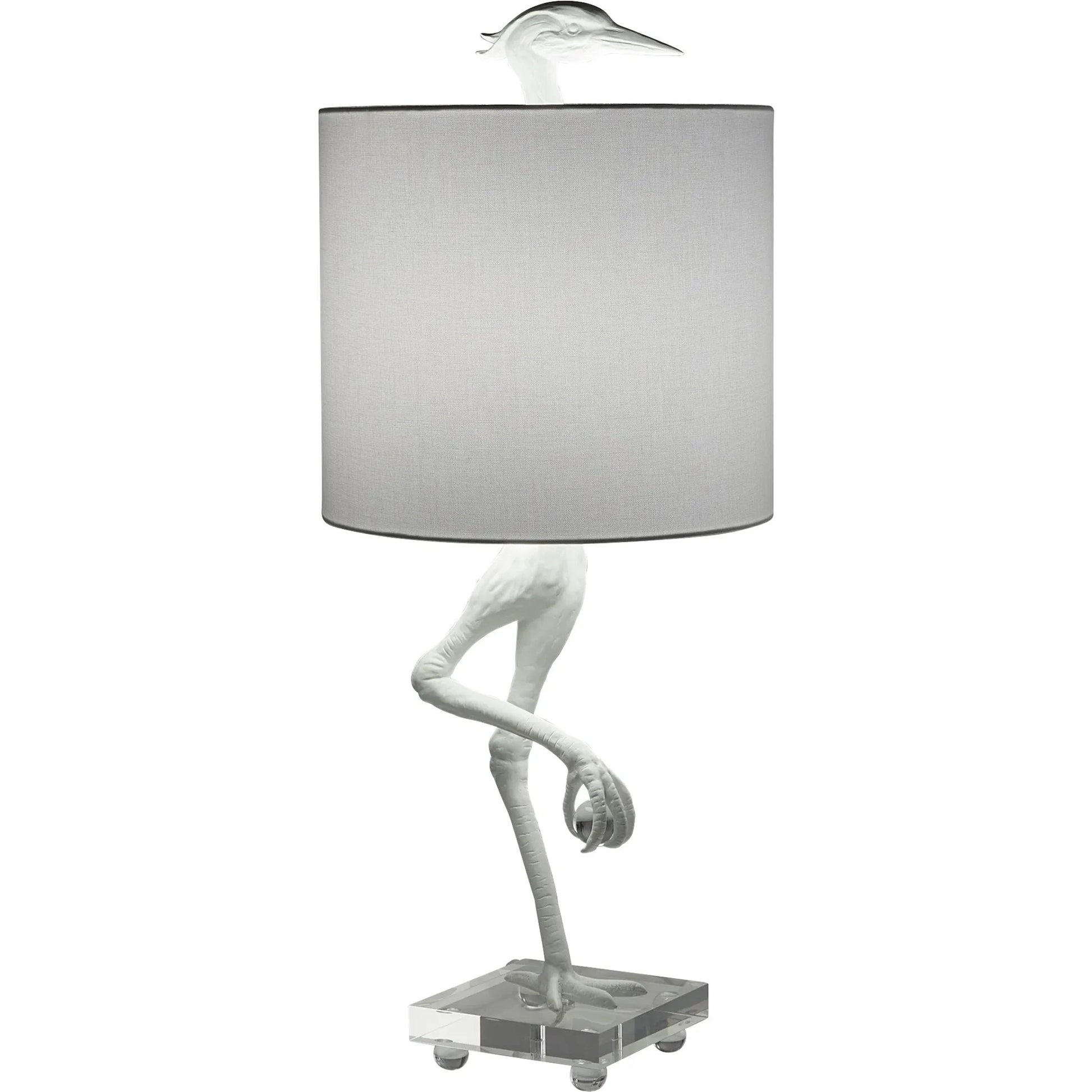 Ibis Table Lamp by Cyan Design in white. Made from unique in a modern style.