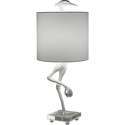 Ibis Table Lamp by Cyan Design in white. Made from unique in a modern style.