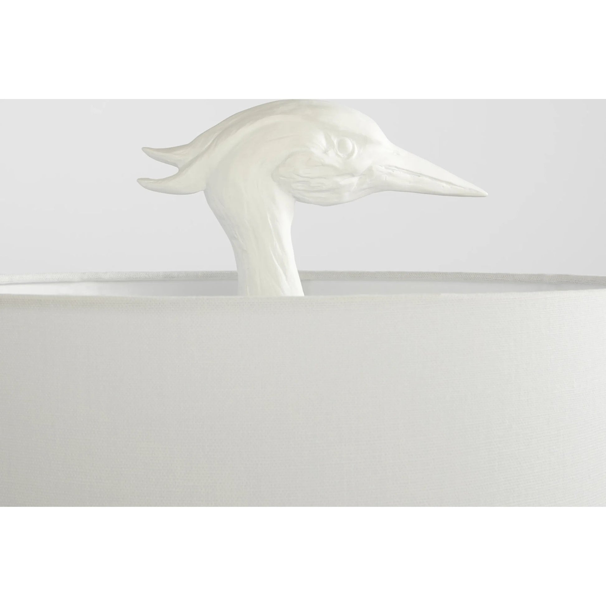 Ibis Table Lamp by Cyan Design in white. Made from unique in a modern style.