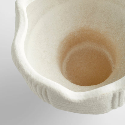 Astreae Pedestal Bowl by Cyan Design in white. Made from unique in a modern style.