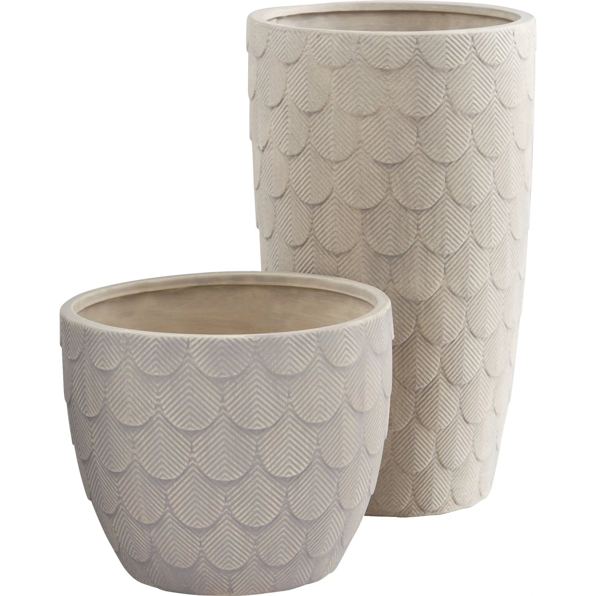 Nereus Planter by Cyan Design in grey. Made from unique in a transitional style.
