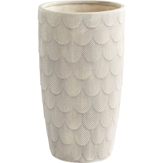 Nereus Tall Planter by Cyan Design in grey. Made from unique in a unique style.