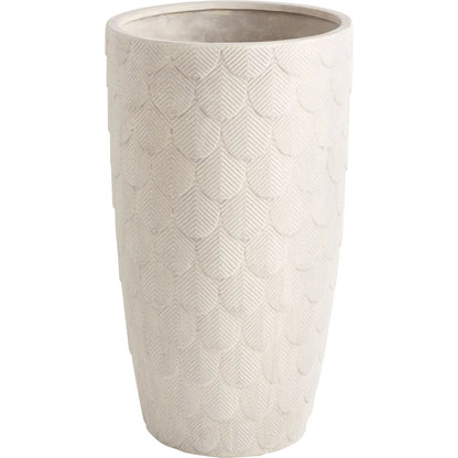 Nereus Tall Planter by Cyan Design in grey. Made from unique in a transitional style.