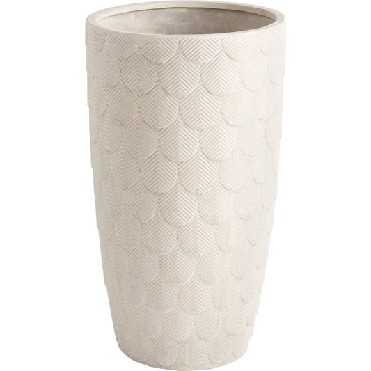 Nereus Tall Planter by Cyan Design in grey. Made from unique in a transitional style.