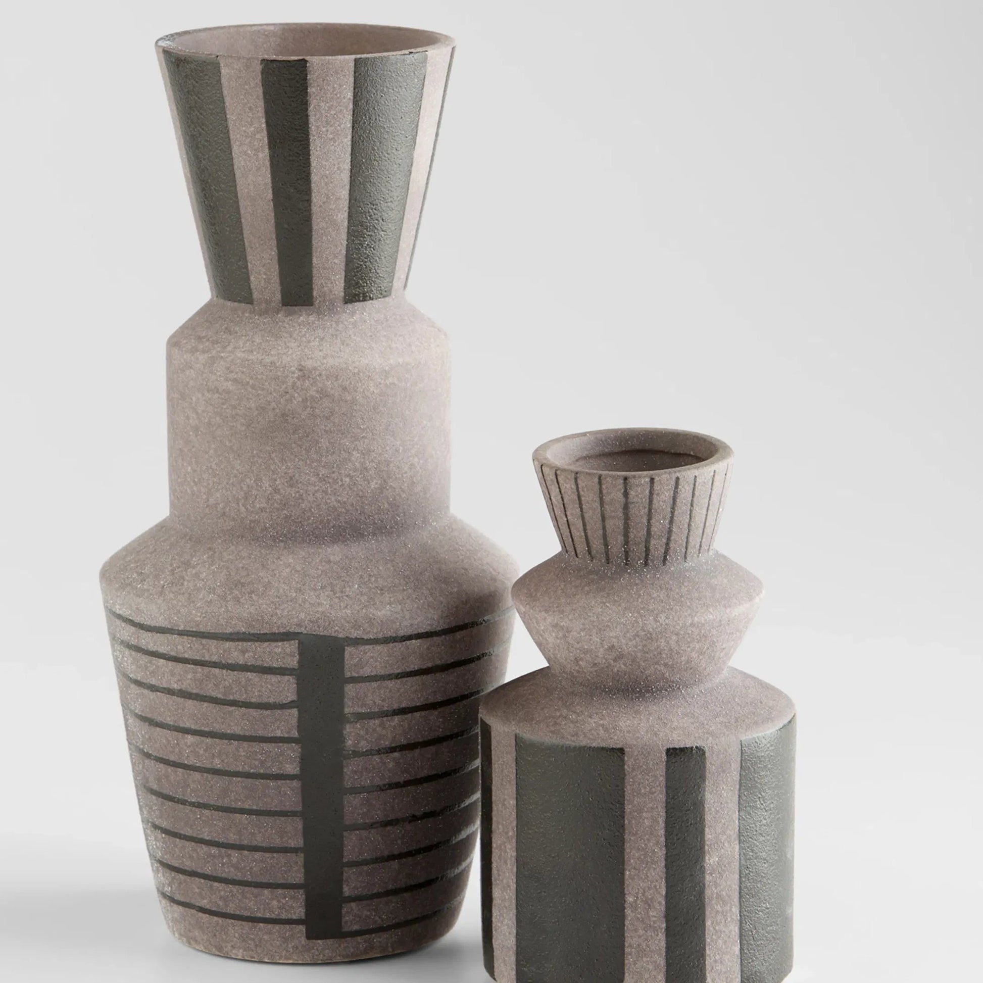 Erebus Vase by Cyan Design in grey. Made from unique in a modern style.