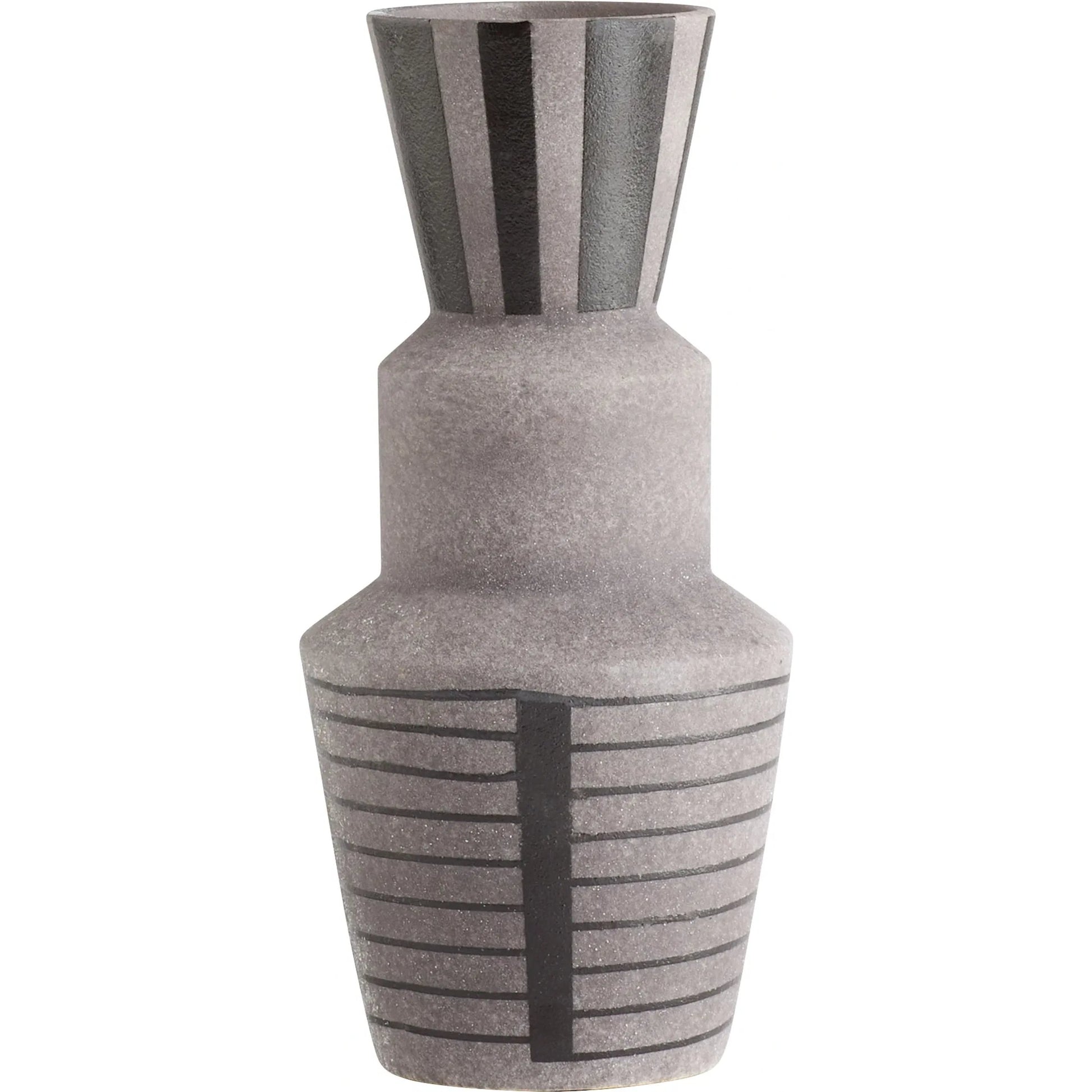 Erebus Vase by Cyan Design in grey. Made from unique in a modern style.